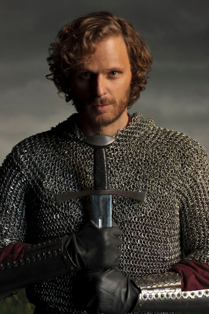 Rupert Young as Sir Leon on Merlin