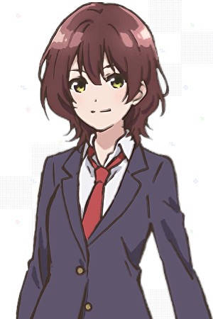 Hisako Kanemoto as Aoi Hinami on Bottom-tier Character Tomozaki