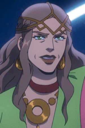 Tricia Helfer as Mila on Tomb Raider: The Legend of Lara Croft