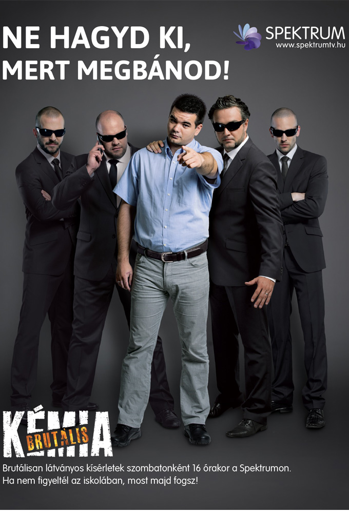Brutális kémia series poster