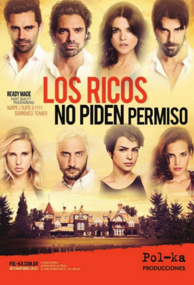 Los ricos no piden permiso series poster