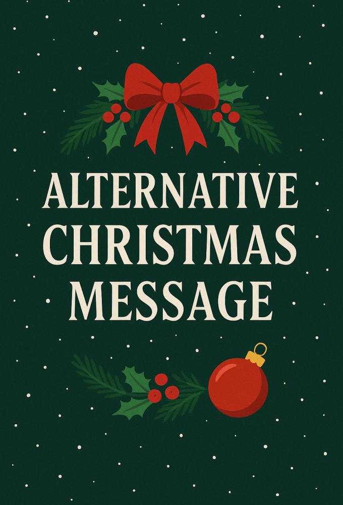Alternative Christmas Message Image