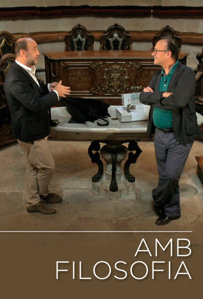 With philosophy series poster