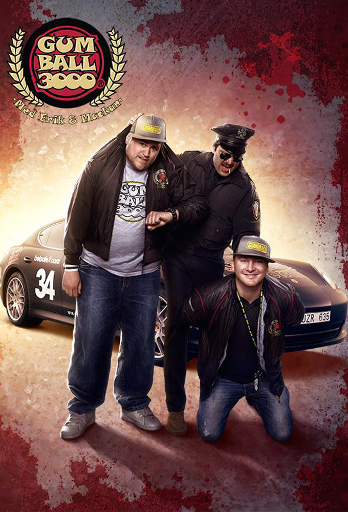 Erik and Mackan: Gumball 3000 series poster