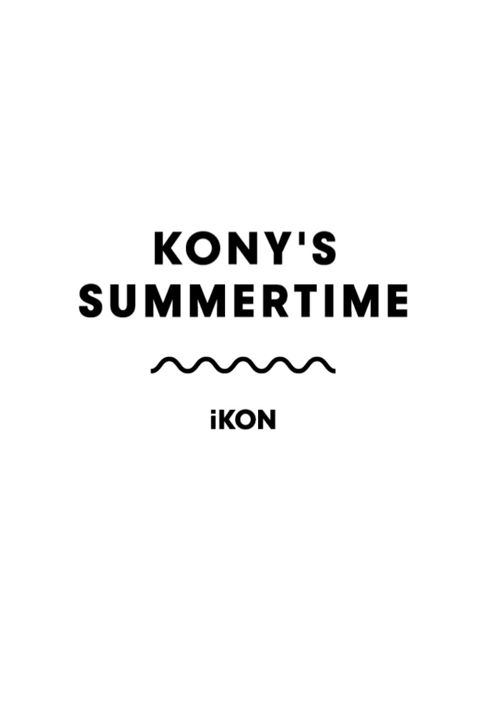 iKON's Summertime and Wintertime series poster