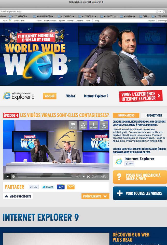 Le World Wide Web - Le JT du Web d'Omar et Fred series poster
