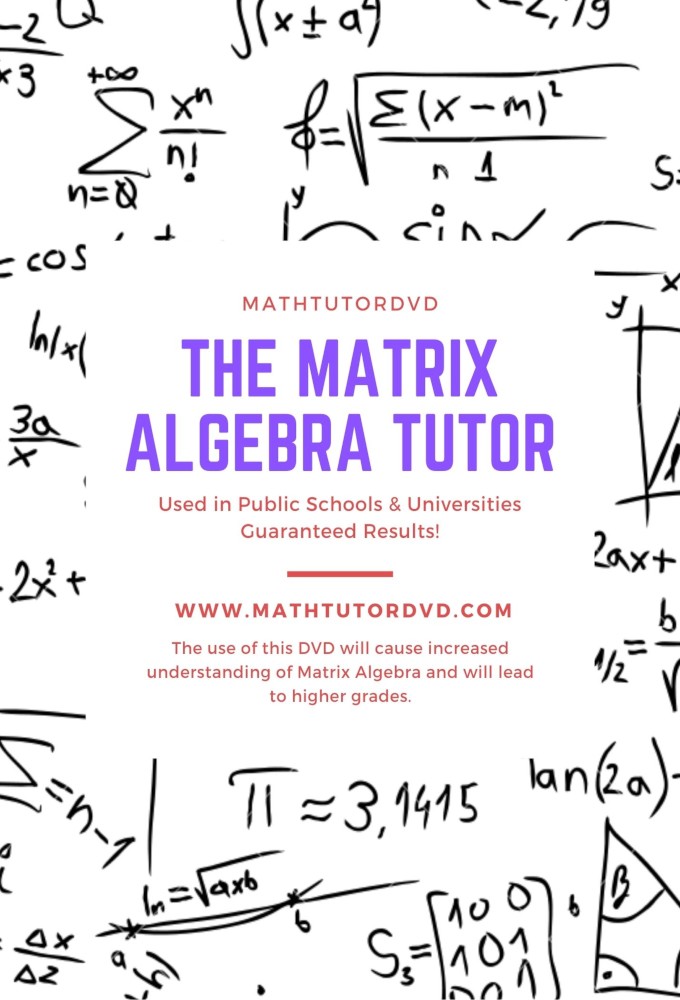 The Matrix Algebra Tutor season 1 on Unknown