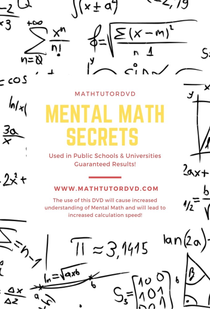 Mental Math Secrets series poster