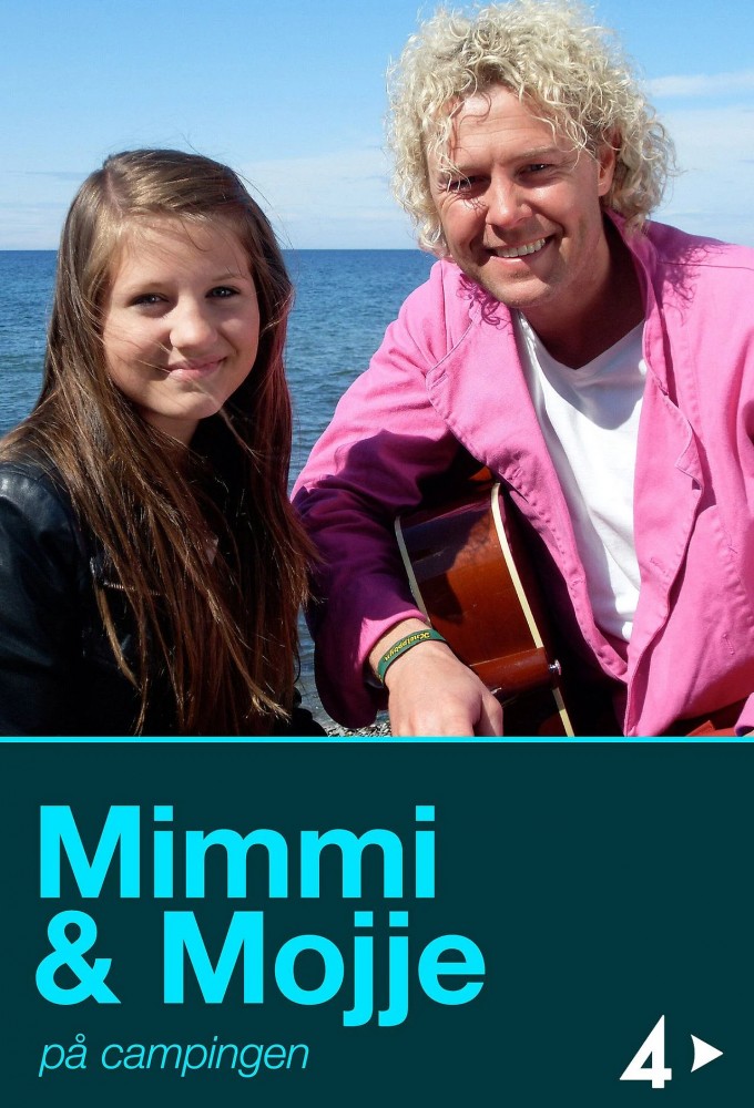 Mimmi & Mojje at a campsite series poster