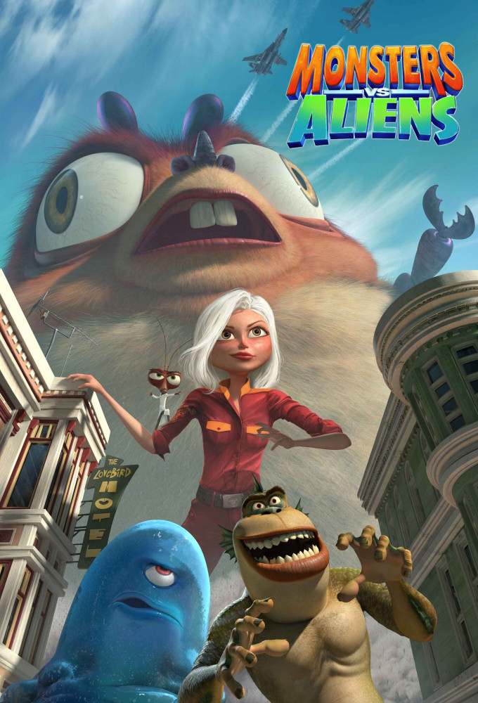 Monsters vs. Aliens series poster