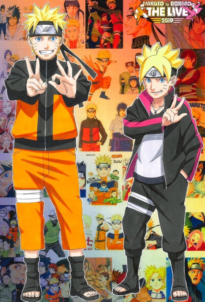 NARUTO to BORUTO THE LIVE 2019 series poster