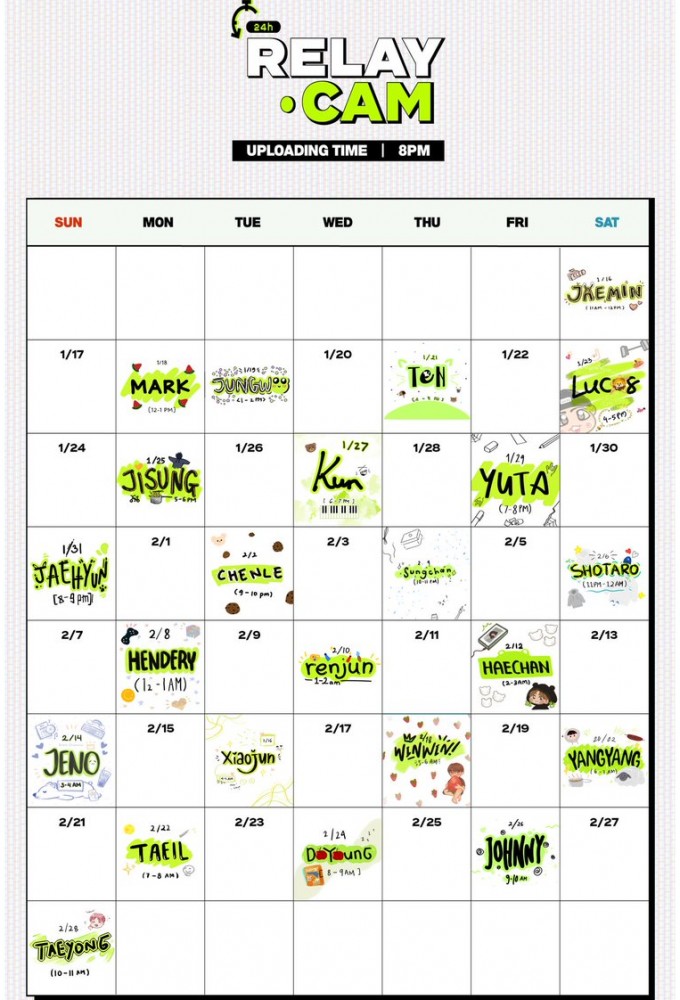 NCT 24hr RELAY CAM series poster