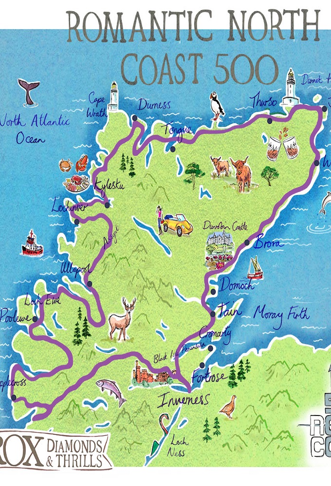 North Coast 500 series poster