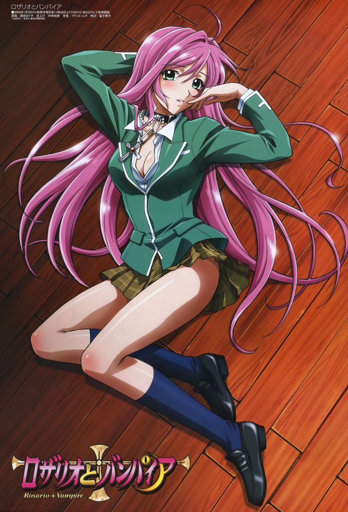 Rosario + Vampire series poster