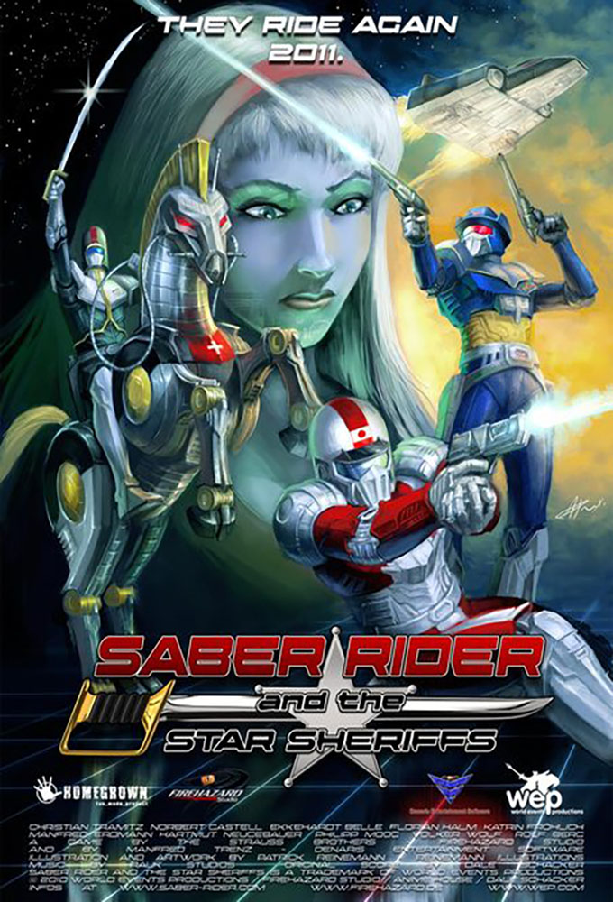 Saber Rider and the Star Sheriffs series poster