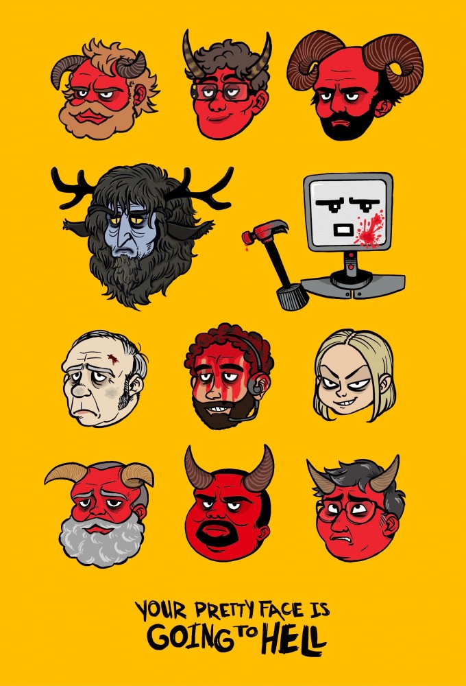 Your Pretty Face is Going to Hell: The Cartoon series poster