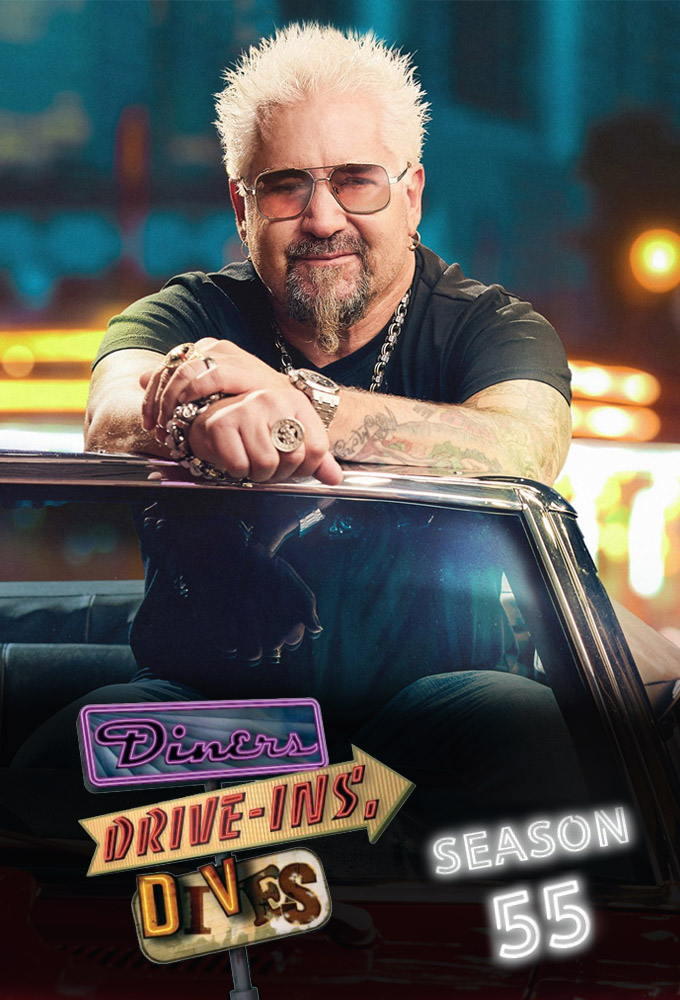 Diners, Drive-ins and Dives season 55 on Food Network