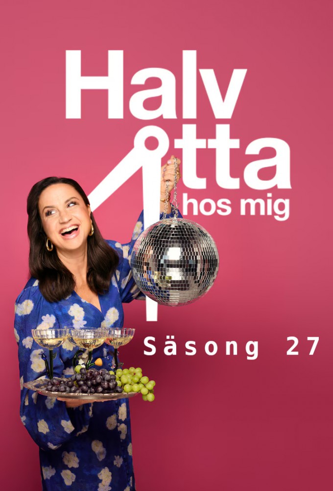 Halv åtta hos mig series poster