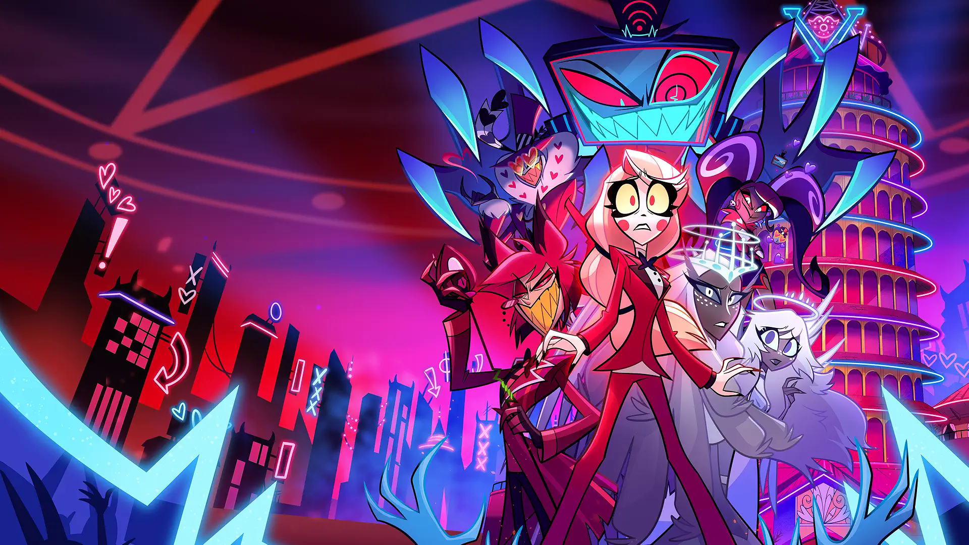 Hazbin Hotel series poster