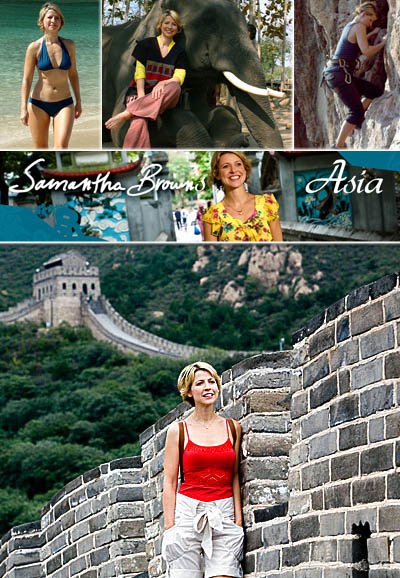 Samantha Brown's Asia series poster