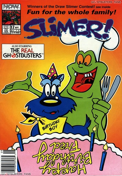 Slimer! And the Real Ghostbusters series poster